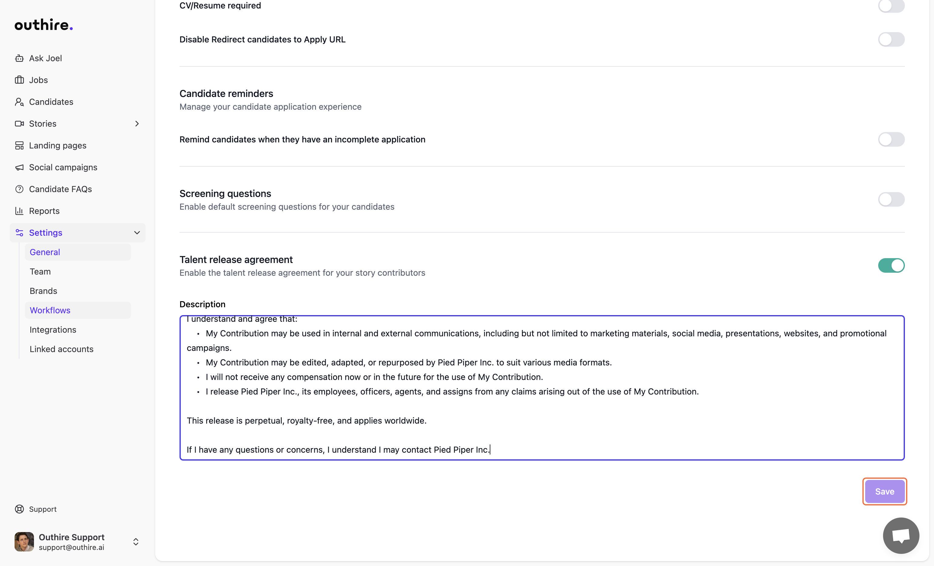 Step 5: Click on Save